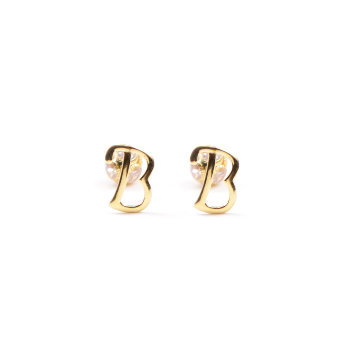 B(1) Letter earring