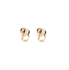 B(1) Letter earring