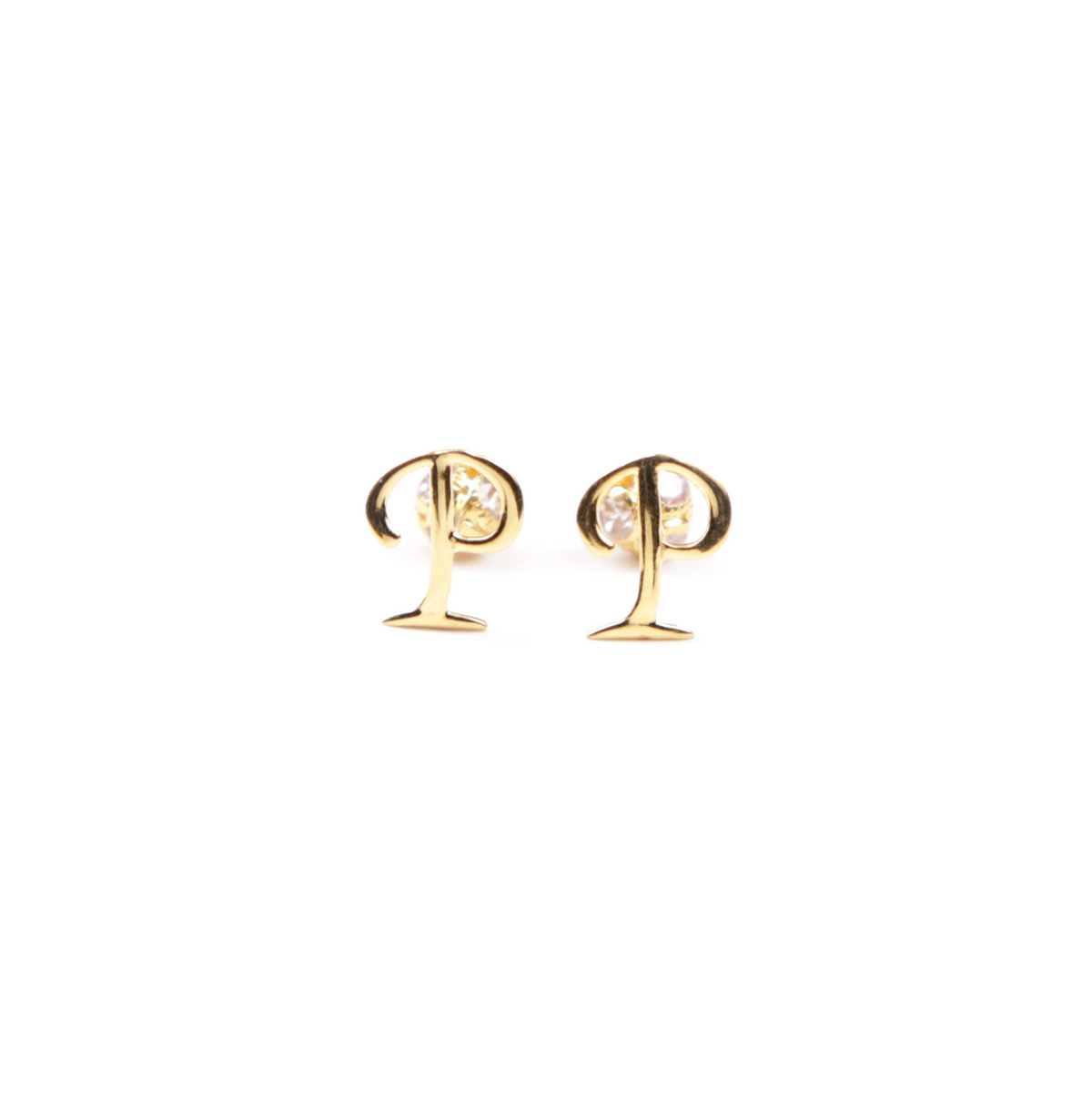 P (1)Letter earring